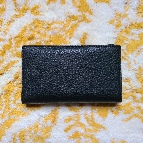 NWT Kate Spade Black Small Slim Bifold Wallet - Picture 2 of 4